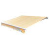 Vidaxl luifeldoek 350x250 cm canvas oranje en wit