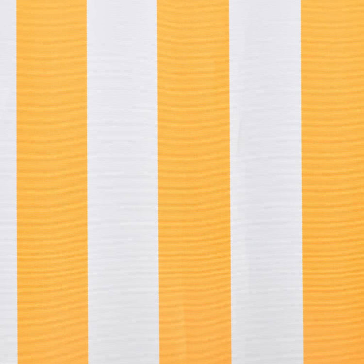 Vidaxl luifeldoek 450x300 cm canvas oranje en wit