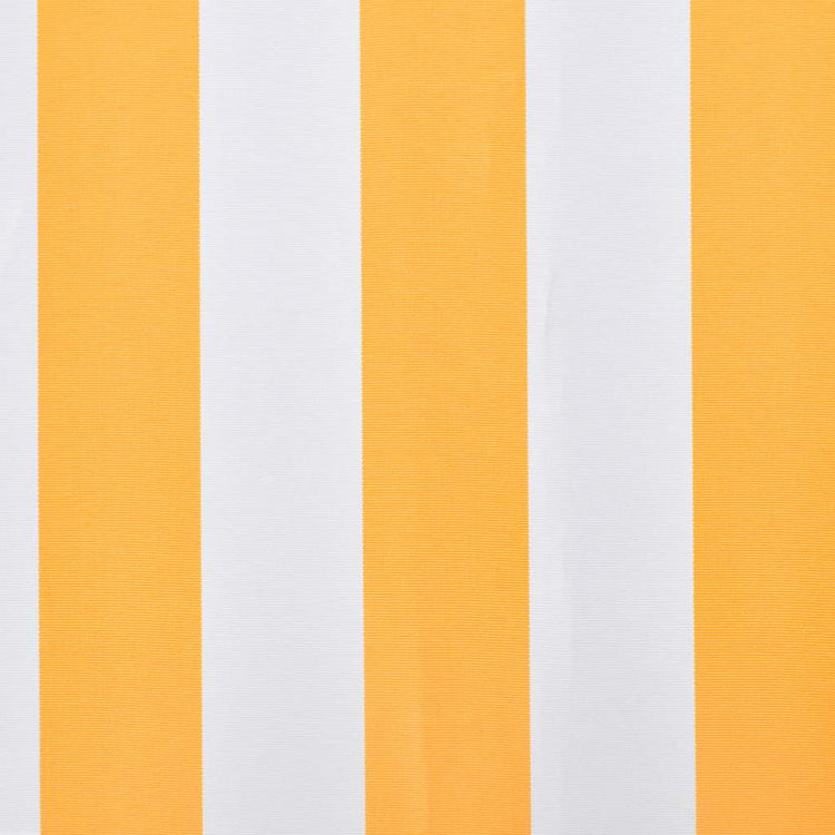 Vidaxl luifeldoek 500x300 cm canvas oranje en wit