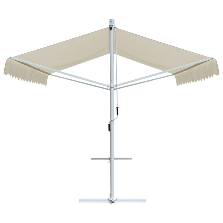 VidaXL Luifel vrijstaand 4x3 m crème