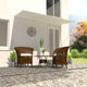Vidaxl luifel uittrekbaar 300x150 cm crème