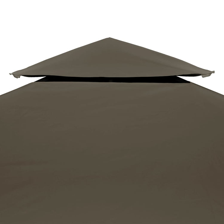 Vidaxl prieeldak 2-laags 310 g m² 3x3m taupe