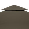 Vidaxl prieeldak 2-laags 4x3m 310 g m² taupe