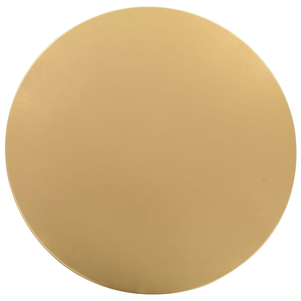 VidaXL 2 st Tafelhoezen stretch 70 cm goud