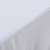 Vidaxl 2 st tafelhoezen stretch met rok 183x76x74 cm wit