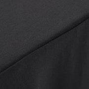 VidaXL Tafelkleden 2 st met rok stretch 243x76x74 cm antracietkleurig - afbeelding 3
