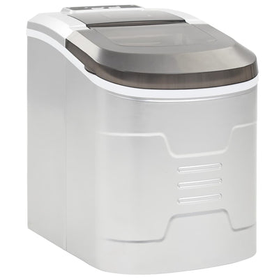 Vidaxl ijsblokjesmachine 2,4 l 15 kg 24 u zilver