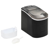 Vidaxl ijsblokjesmachine 2,4 l 15 kg 24 u zwart - afbeelding 2
