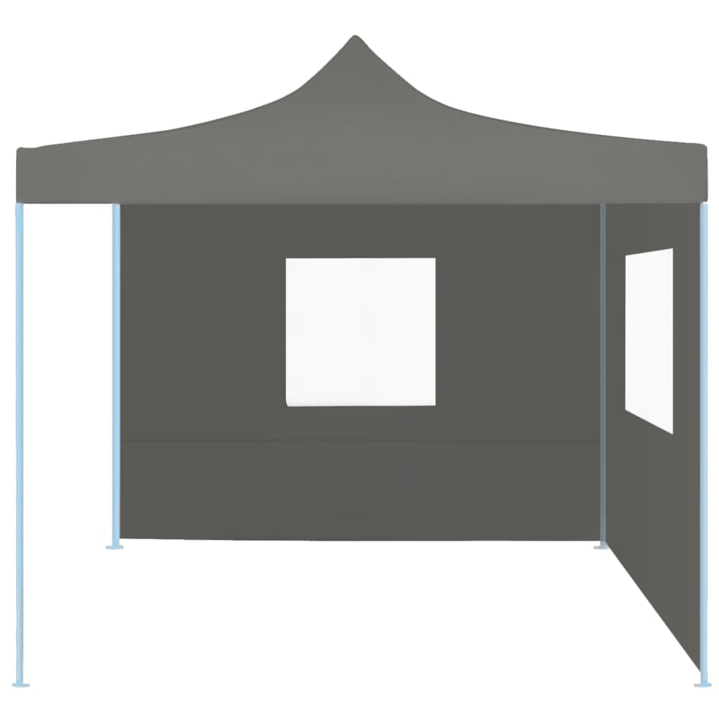 Vidaxl vouwtent pop-up met 2 zijwanden 3x3 m antraciet