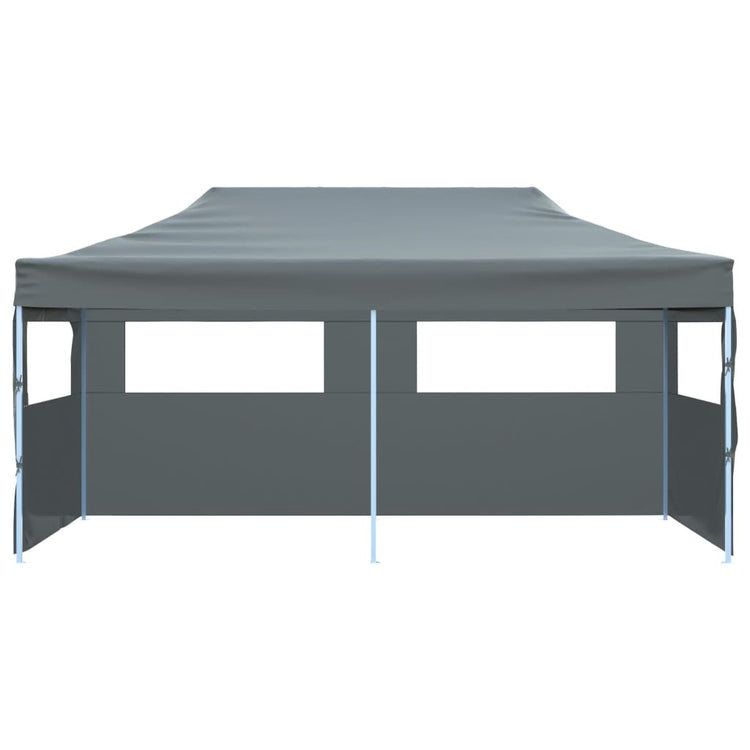 VidaXL Partytent pop-up inklapbaar met zijwanden 3x6 m antraciet