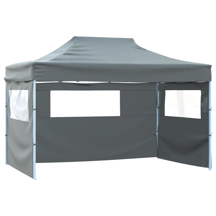Vidaxl vouwtent met 3 wanden 431x291x315 cm antraciet