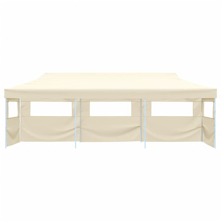 VidaXL Vouwtent pop-up met 5 zijwanden 3x9 m crème