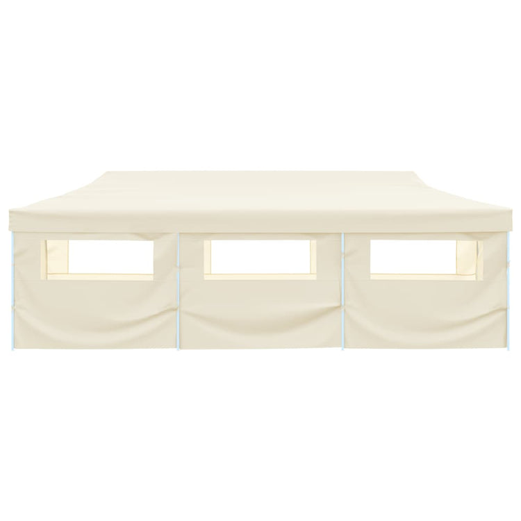 VidaXL Vouwtent pop-up met 8 zijwanden 3x9 m crème