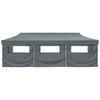 VidaXL Vouwtent pop-up met 8 zijwanden 3x9 m antraciet