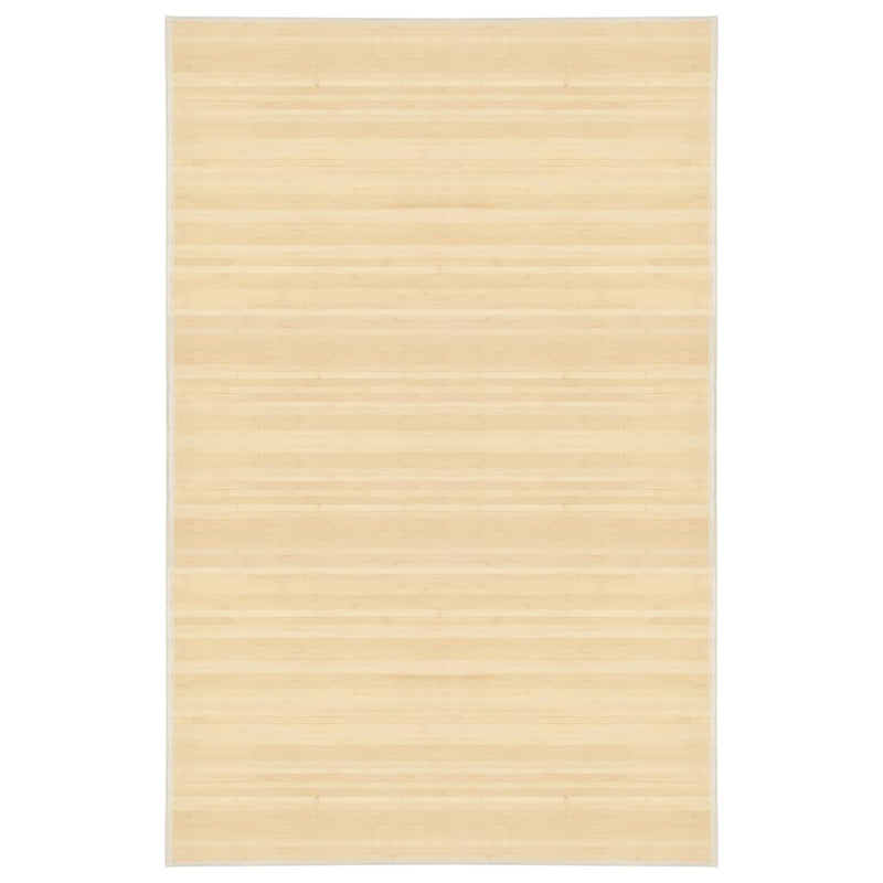 Vidaxl tapijt 100x160 cm bamboe naturel