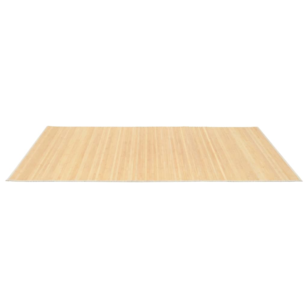 VidaXL Tapijt 120x180 cm bamboe natuurlijk