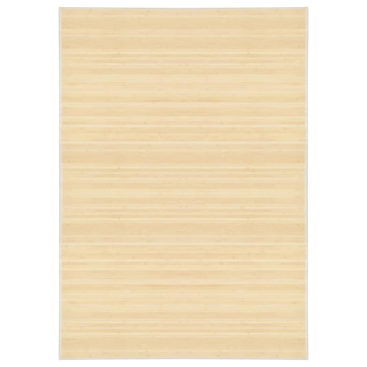 VidaXL Tapijt 160x230 cm bamboe natuurlijk