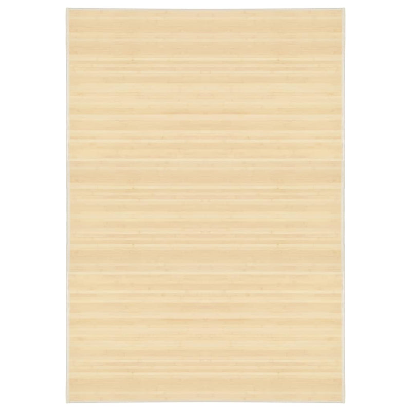 VidaXL Tapijt 160x230 cm bamboe natuurlijk