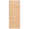 Vidaxl tapijt 80x200 cm bamboe bruin