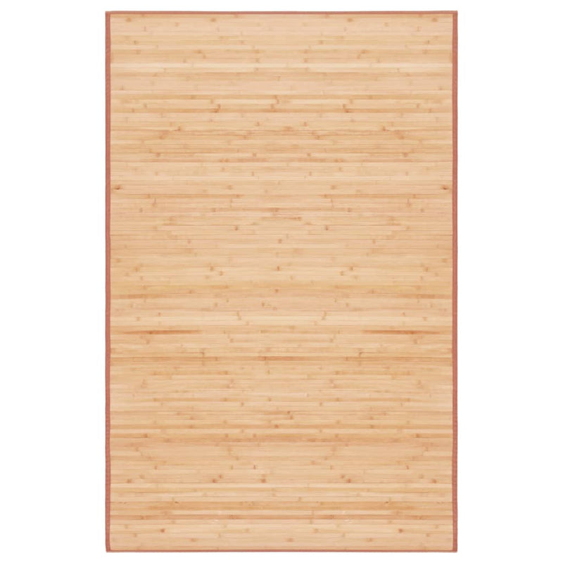 Vidaxl tapijt 100x160 cm bamboe bruin