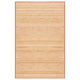 Vidaxl tapijt 100x160 cm bamboe bruin