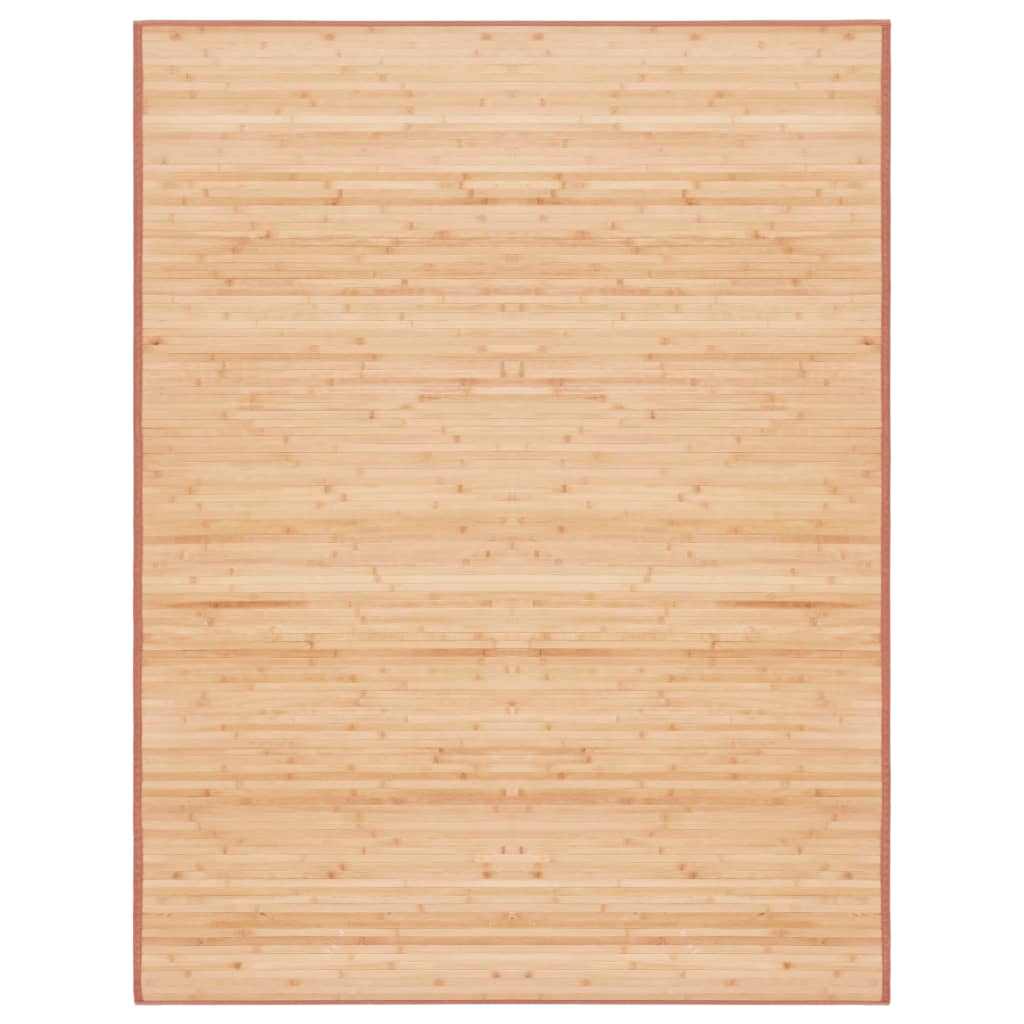 VidaXL Tapijt 150x200 cm bamboe bruin