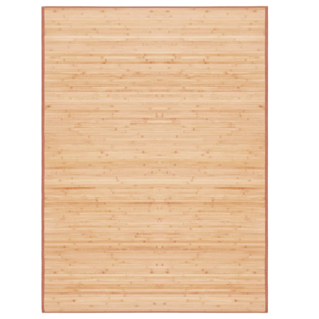 VidaXL Tapijt 160x230 cm bamboe bruin