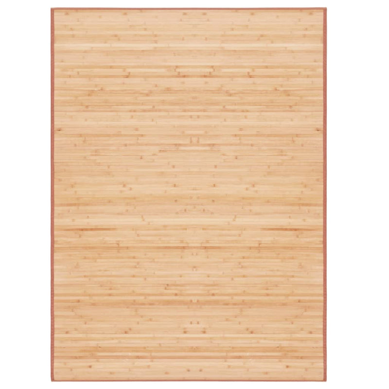 VidaXL Tapijt 160x230 cm bamboe bruin