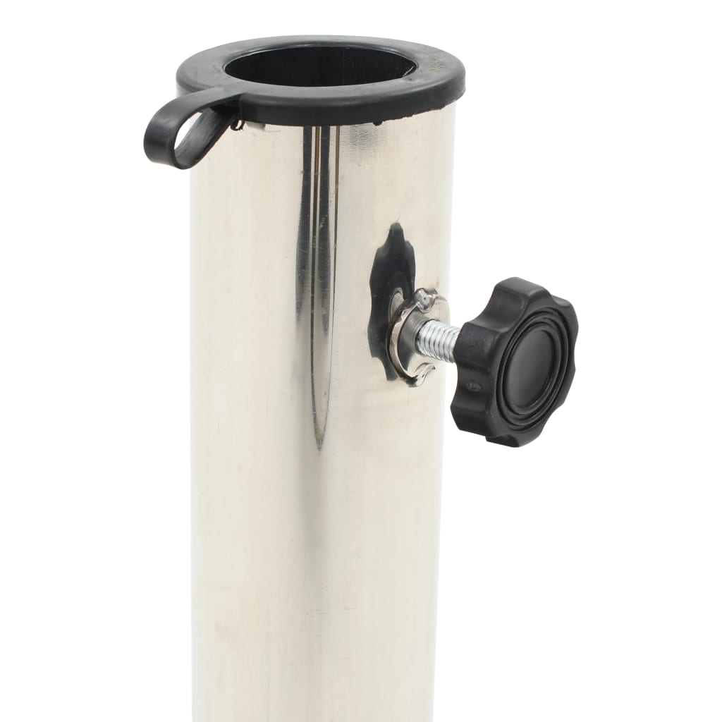 Vidaxl parasolvoet rond 20 kg graniet zwart
