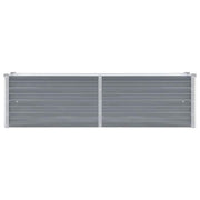 Vidaxl plantenbak verhoogd 160x40x45 cm gegalvaniseerd staal grijs - afbeelding 3