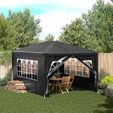 Vidaxl partytent 3x4 m antraciet - afbeelding 1