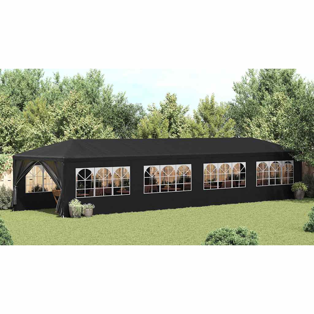 Vidaxl partytent 3x12 m antraciet