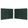 Vidaxl tentwanden 2 st met ritssluiting pe groen
