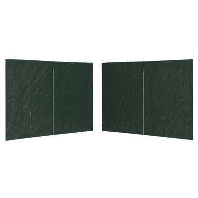 Vidaxl tentwanden 2 st met ritssluiting pe groen