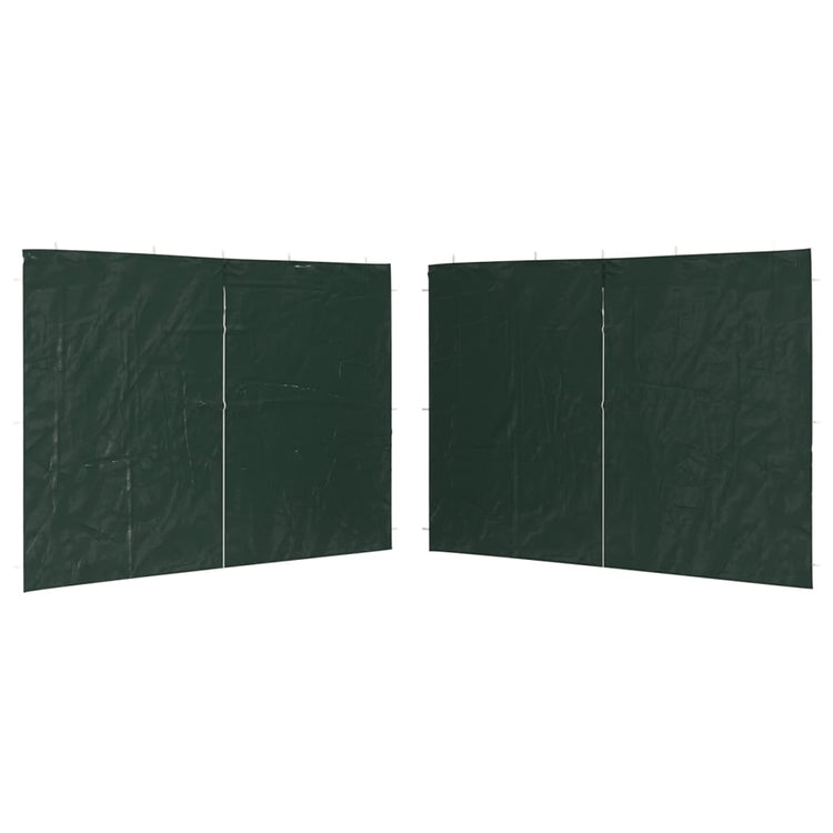 Vidaxl tentwanden 2 st met ritssluiting pe groen