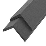 Vidaxl terras hoekplinten 5 st 170 cm hkc grijs - afbeelding 2