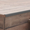 Vidaxl terras hoekplinten 5 st 170 cm hkc grijs