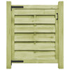 VidaXL Poort 100x100 cm groen geïmpregneerd grenenhout