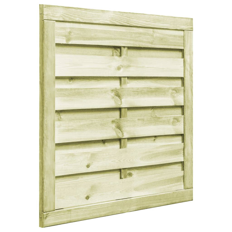 VidaXL Poort 100x100 cm geïmpregneerd grenenhout groen