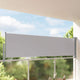 Vidaxl tuinscherm uittrekbaar 100x300 cm grijs