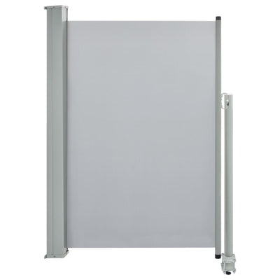 Vidaxl tuinscherm uittrekbaar 120x300 cm grijs