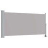 Vidaxl tuinscherm uittrekbaar 120x300 cm grijs
