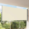 Vidaxl tuinscherm uittrekbaar 160x300 cm crèmekleurig