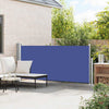 Vidaxl windscherm uittrekbaar 140x300 cm blauw