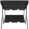 Vidaxl schommelbank 170x110x153 cm antraciet