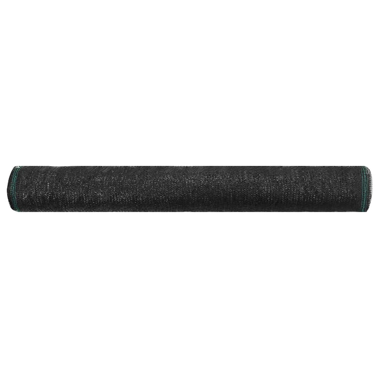Vidaxl tennisscherm 1x25 m hdpe zwart