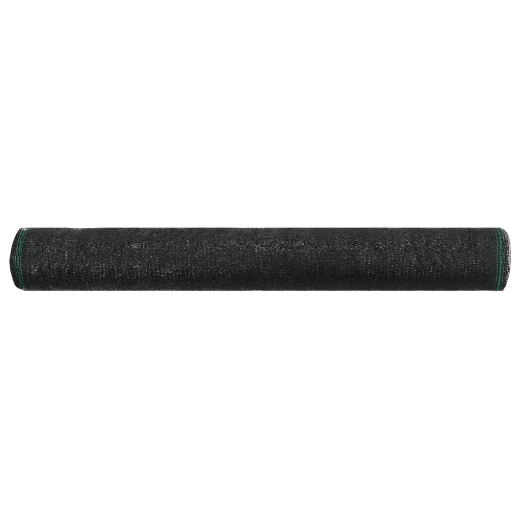 Vidaxl tennisscherm 1x50 m hdpe zwart