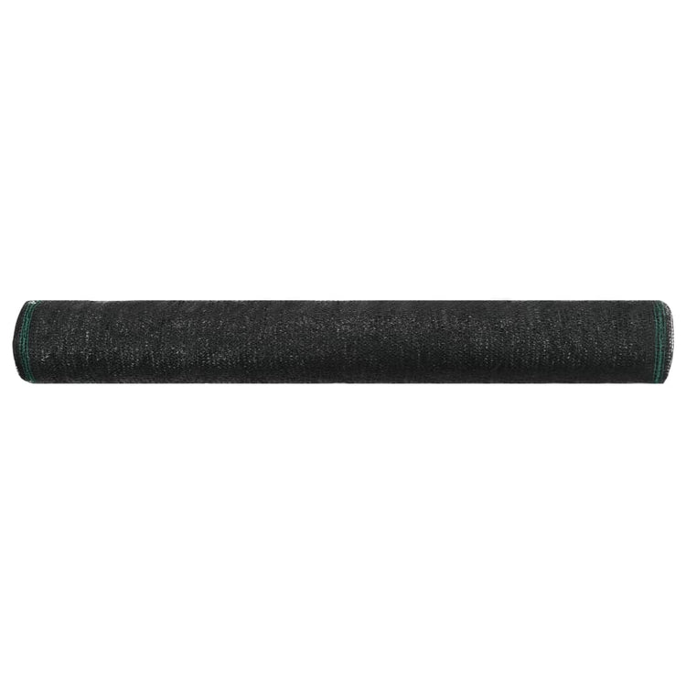 VidaXL Tennisscherm 1,8x25 m HDPE zwart