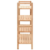 Vidaxl schoenenrek 69x26x81 cm massief walnotenhout - afbeelding 3