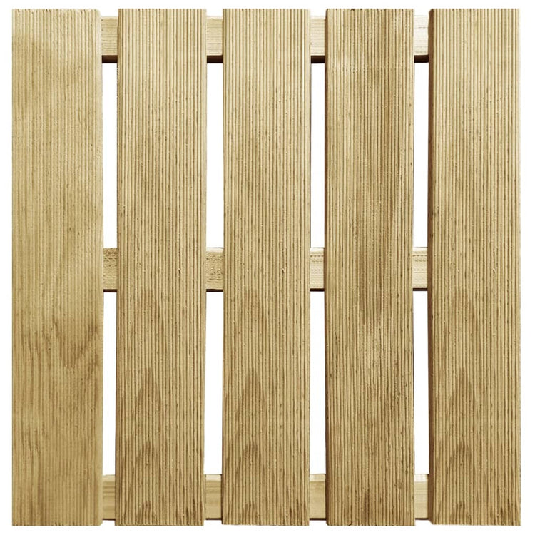 VidaXL Terrastegels 6 st 50x50 cm hout groen
